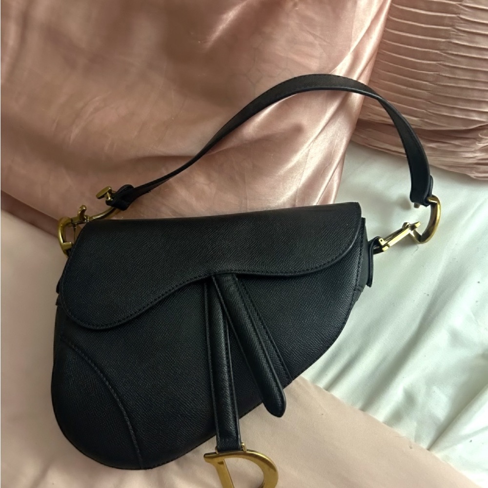 Black saddle Women's Bag